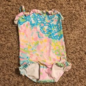 Faded lovers coral size 2 swim suit toddler